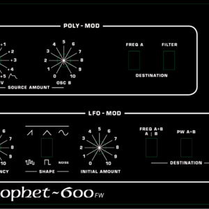 Sequential Circuits Prophet 600: GliGli Teensy FW Overlay