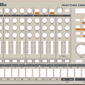 Roland TR-8S: 909 Overlay