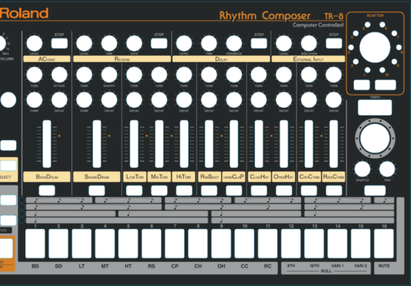 TR-8_808_MAIN Roland TR-8: 808 Overlay